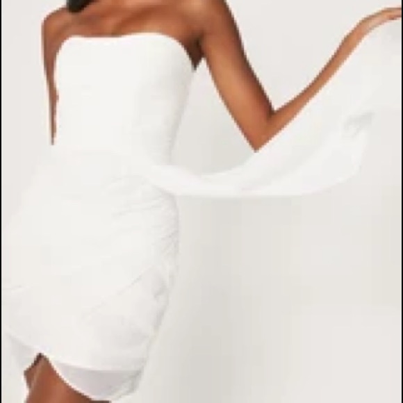 Meshki Dresses & Skirts - Meshki draped wrap mini dress